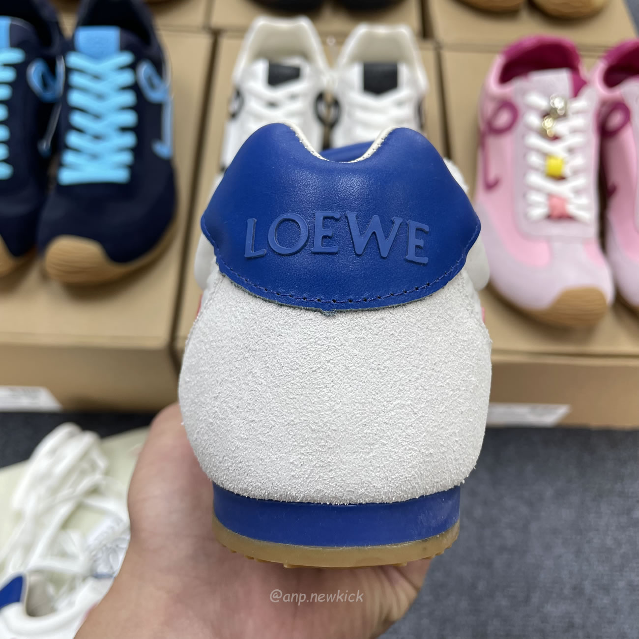 Loewe Ballet Runner 2.0 In Nylon And Calfskin (5) - newkick.cc